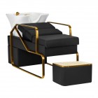 GABBIANO Hair Wash Unit DIANA GOLD Black